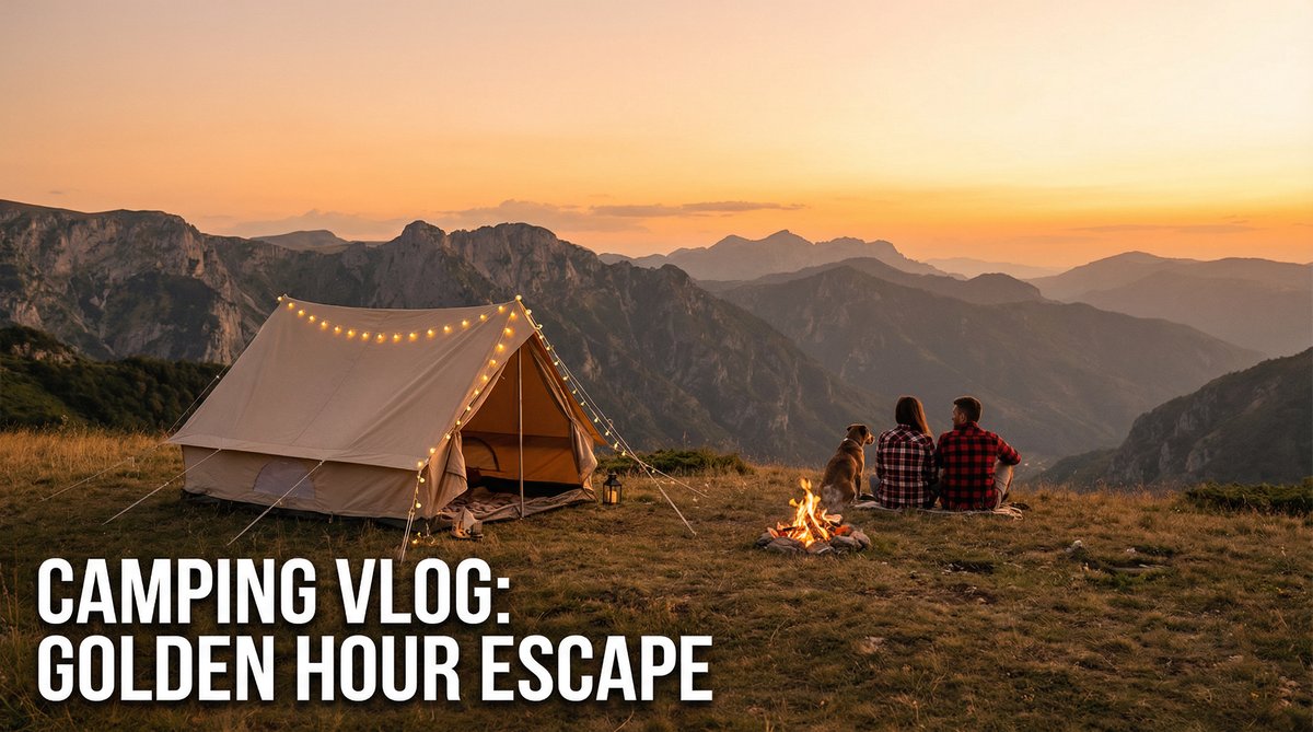 蘑菇视频 - 周末露营Vlog生活视频分享